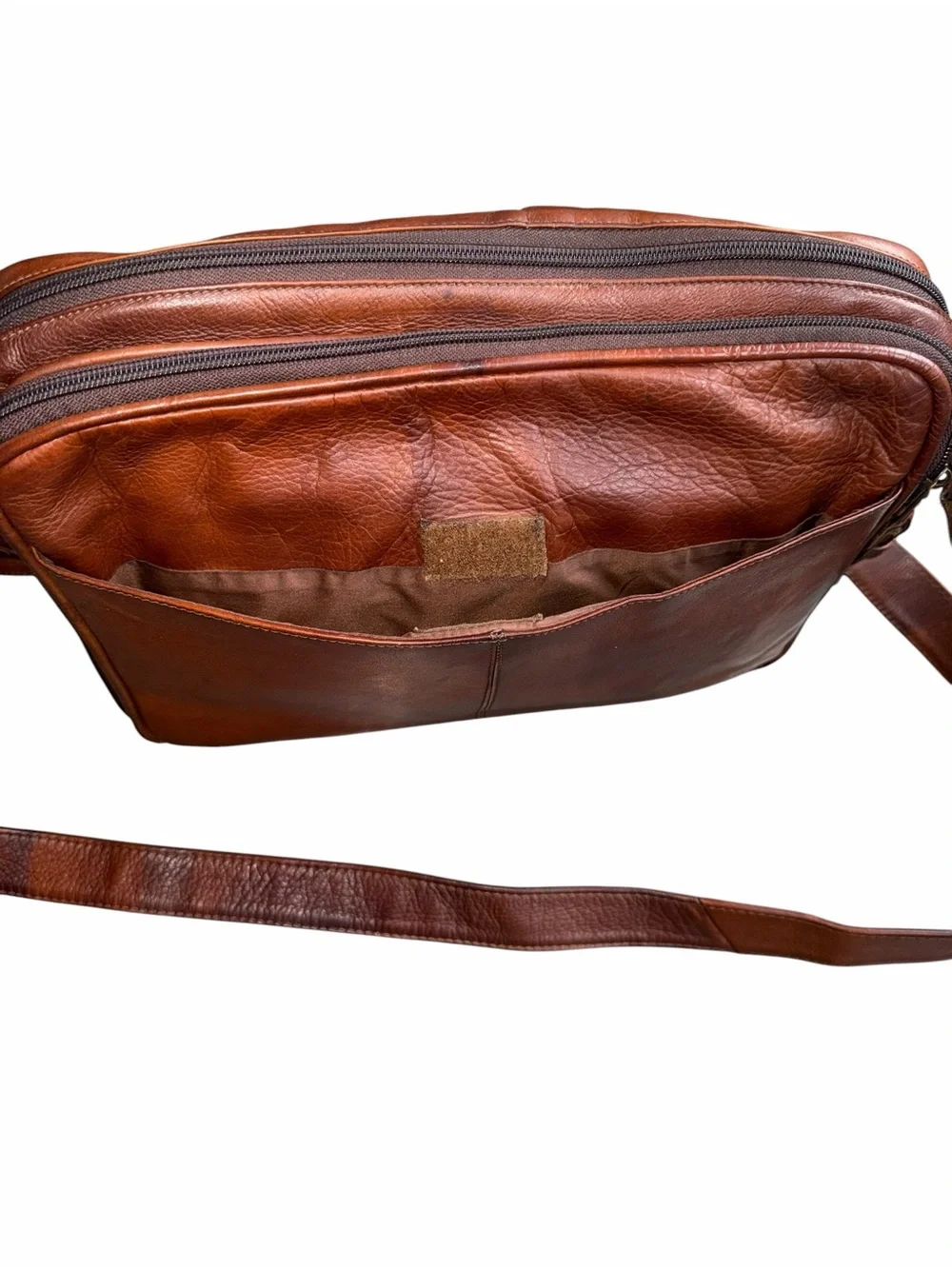Frye Vintage Work Bag Leather Crossbody Messenger Bag
